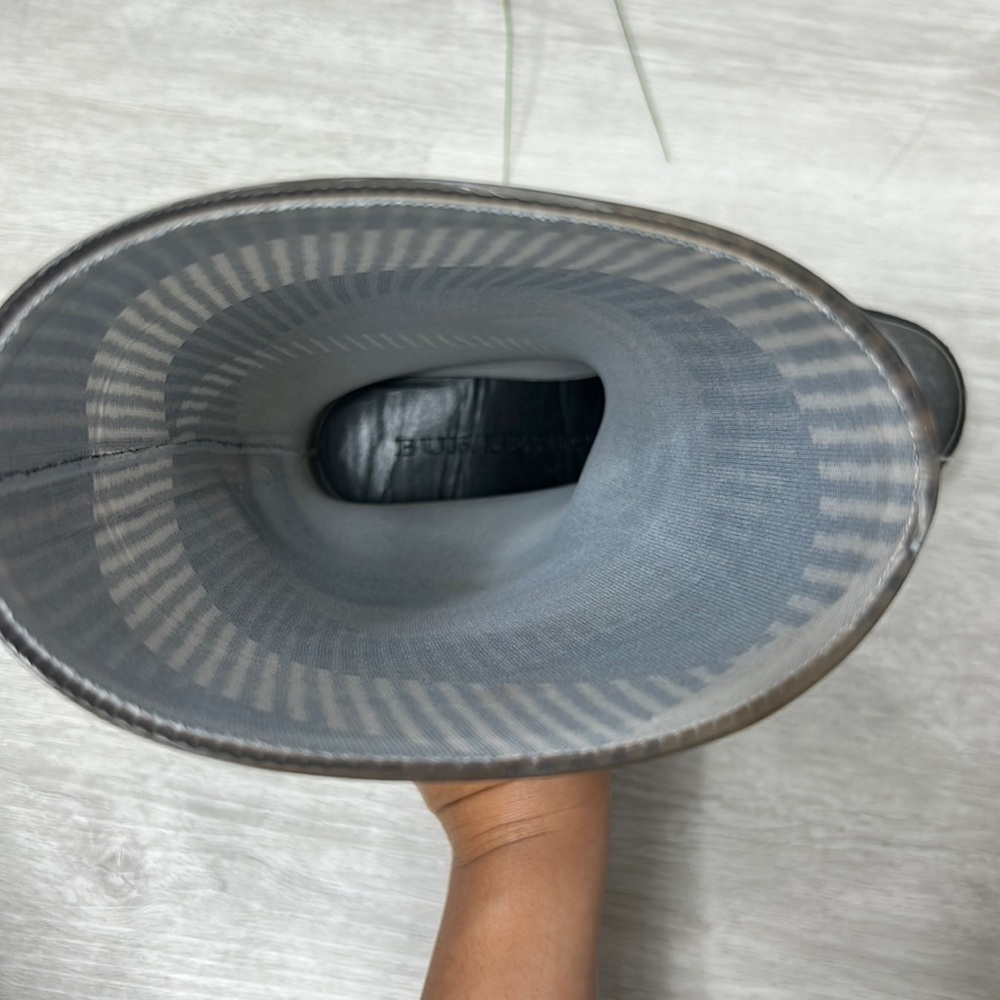 Burberry • plaid check signature rubber winter rain boots - Picture 10 of 16